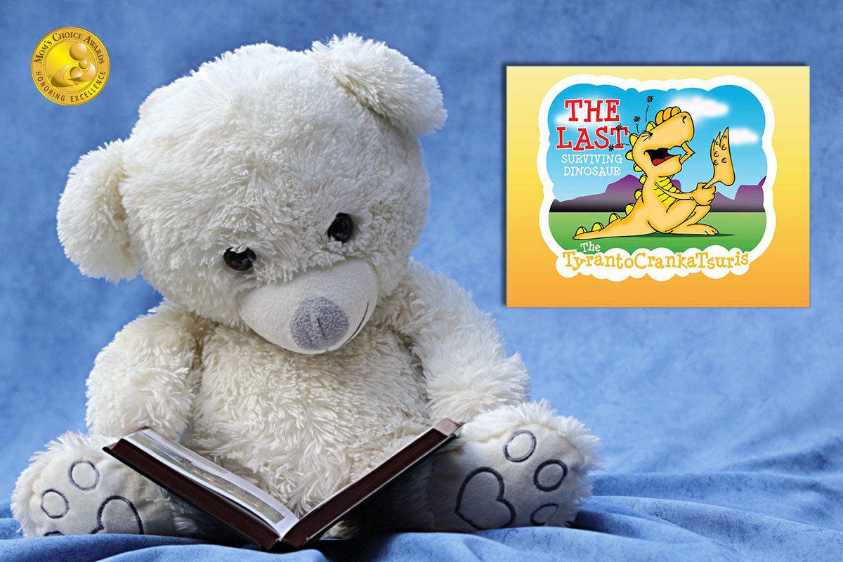 Image of the CrankaTsuris book cover with teddy-bear reading